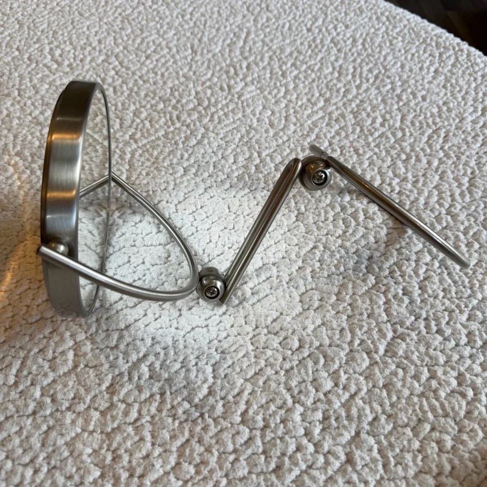 Vintage Folding Travel Mirror – Unique 3-Panel Stand Design